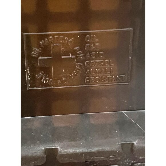 Dr. Martens Mens Black Leather Lace Up Combat Ankle Work Boots US 9 Airwair - Picture 12 of 13